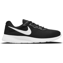 NIKE Tanjun Sneaker Herren black/white-barely volt-black 44