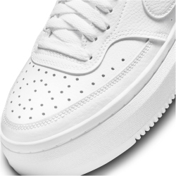 NIKE Court Vision Alta Plateau Sneaker Damen 100 - white/white-white 36