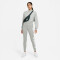NIKE Sportswear Essential High-Rise Leggings Damen 063 - dk grey heather/white XS