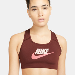 NIKE Dri-FIT Swoosh Medium-Support Non-Padded Graphic...