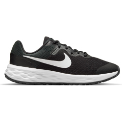 NIKE Revolution 6 Laufschuhe Kinder black/white-dk smoke...
