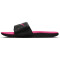NIKE Kawa Badelatschen Jungen black/vivid pink 28