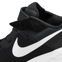 NIKE Revolution 6 Freizeitschuhe mit Klettverschlu&szlig; Kinder black/white-dk smoke grey 27.5