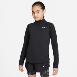NIKE Dri-FIT langarm Laufshirt Mädchen black XL...