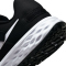 NIKE Revolution 6 FlyEase Laufschuhe Kinder black/white-dk smoke grey 35.5