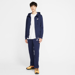 NIKE Sportswear Club Fleece Kapuzenjacke Herren midnight navy/midnight navy/white L