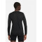 NIKE Dri-FIT One Standard Fit langarm Top Damen 010 - black/white XL