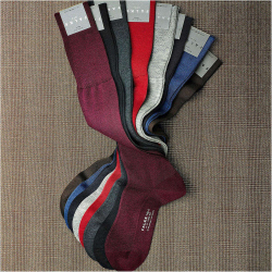 FALKE No. 6 Finest Merino & Silk Kniestr&uuml;mpfe...