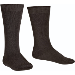 FALKE Comfort Wool Kniestr&uuml;mpfe aus Wolle Kinder dark brown 39-42