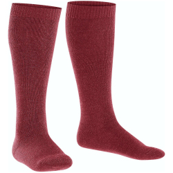 FALKE Comfort Wool Kniestrümpfe aus Wolle Kinder ruby 19-22