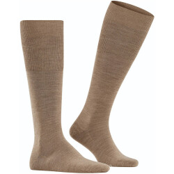 FALKE Airport Kniestrümpfe Herren nutmeg mel 39-40