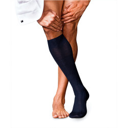 FALKE No. 2 Finest Cashmere Kniestrümpfe Herren dark...