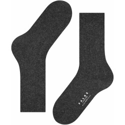 FALKE Lhasa Rib Socken Herren anthra.mel 43-46