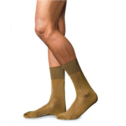 FALKE No. 9 Pure Fil dÉcosse Socken Herren brass...