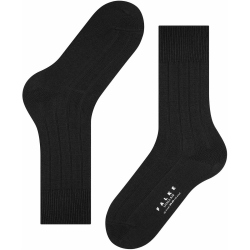 FALKE Lhasa Rib Socken Herren black 43-46