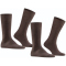 2er Pack FALKE Swing Socken Herren brown 43-46