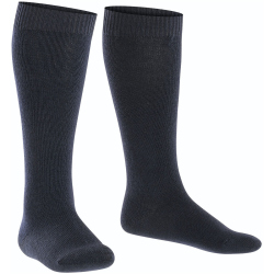 FALKE Comfort Wool Kniestr&uuml;mpfe aus Wolle Kinder darkmarine 39-42