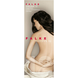 FALKE Shelina 12 DEN Feinkniestrümpfe Damen golden...