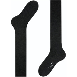 FALKE Airport Kniestrümpfe Herren anthra.mel 39-40