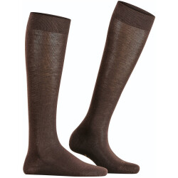 FALKE Sensitive London Kniestrümpfe Damen dark brown 39-42