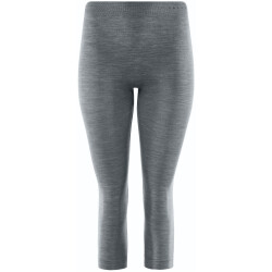 FALKE 3/4 Tights Wool-Tech Light Damen grey-heather XL