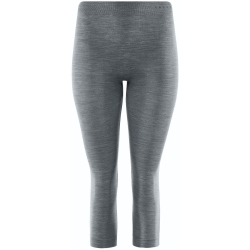 FALKE 3/4 Tights Wool-Tech Light Damen grey-heather L