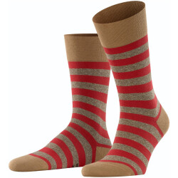 FALKE Sensitive Mapped Line Ringel-Socken Herren toffee...