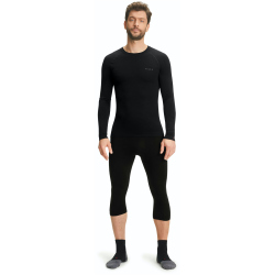FALKE 3/4 Tights Wool-Tech Light Herren black S