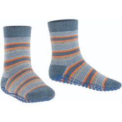 FALKE Mixed Stripe Kindersocken light denim 23-26