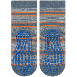 FALKE Mixed Stripe Kindersocken light denim 23-26