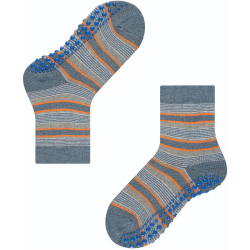 FALKE Mixed Stripe Kindersocken light denim 23-26
