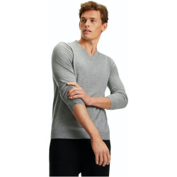FALKE Merino-Pullover Herren light greymel. S