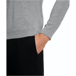 FALKE Merino-Pullover Herren light greymel. S