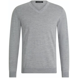 FALKE Merino-Pullover Herren light greymel. S