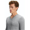 FALKE Merino-Pullover Herren light greymel. S
