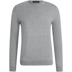 FALKE Pullover Herren light greymel. L