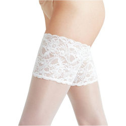 FALKE Seidenglatt 15 DEN Stay Ups Damen white 10.5-11 (40-42)