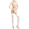 FALKE Seidenglatt 15 DEN Stay Ups Damen white 10.5-11 (40-42)