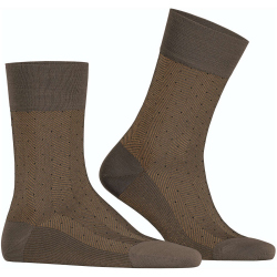 FALKE Sensitive Herringbone Socken Herren hazel 39-40