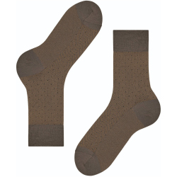 FALKE Sensitive Herringbone Socken Herren hazel 39-40