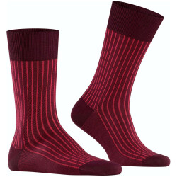 FALKE Oxford Stripe Socken Herren barolo 47-48