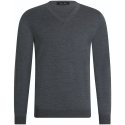 FALKE Merino-Pullover Herren dark grey S