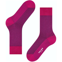 FALKE Oxford Stripe Socken Herren berry 47-48