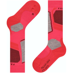 FALKE SK4 Kniestr&uuml;mpfe Kinder rose 23-26