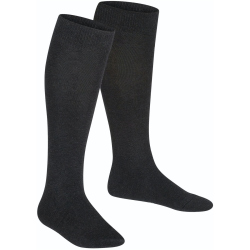 FALKE Family Kniestr&uuml;mpfe Kinder anthra.mel 39-42