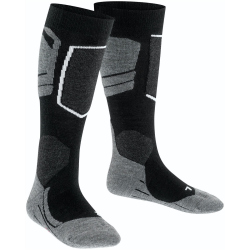 FALKE SK4 Kniestr&uuml;mpfe Kinder black-mix 31-34