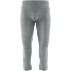 FALKE 3/4 Tights Wool-Tech Light Herren grey-heather M