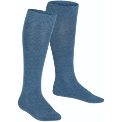 FALKE Family Kniestr&uuml;mpfe Kinder light denim 39-42