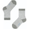 FALKE Glitter Stripe Kindersocken light grey 27-30