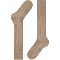 FALKE Bristol Pure Kniestrümpfe Herren nutmeg mel 45-46